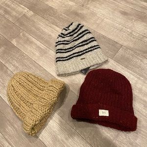 Free People winter hat beanie bundle